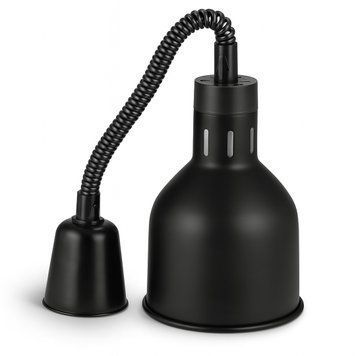 ЛАМПА ІНФРАЧЕРВОНА HURAKAN HKN-DL775, 190 ММ ЧОРНА HKN-DL775 black фото