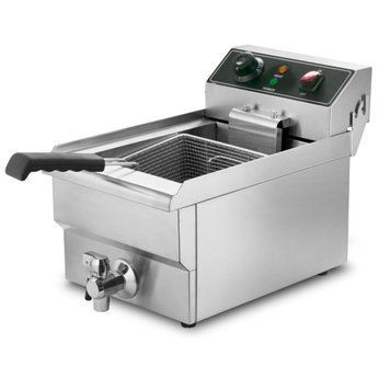 ФРИТЮРНИЦЯ HURAKAN HKN-FT10N ОДИНАРНА З КРАНОМ 10 Л HKN-FT10N фото