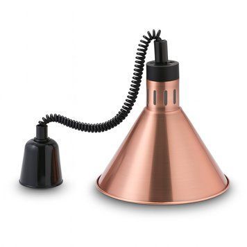 ЛАМПА ИНФРАКРАСНАЯ HURAKAN HKN-DL800, 275 ММ БРОНЗОВАЯ HKN-DL800 bronze фото