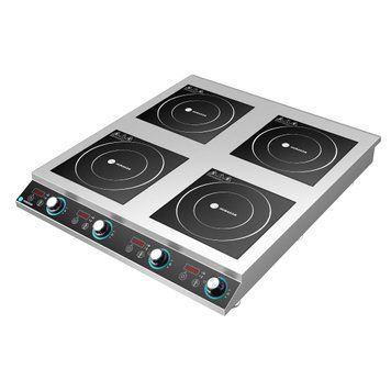 ПЛИТА ІНДУКЦІЙНА HURAKAN HKN-ICF35Dx47 4-Х КОНФОРОЧНА, 14000W HKN-ICF35Dx47 фото