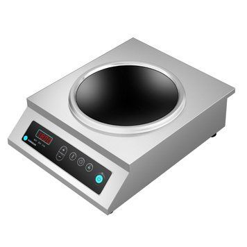 ПЛИТА ІНДУКЦІЙНА ВОК HURAKAN HKN-ICW35M WOK З МЕХАНІЧНИМ УПРАВЛІННЯМ, 3500W HKN-ICW35M WOK фото